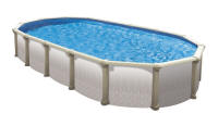 Butress-Free Oval Malibu Above Ground Swimming Pools